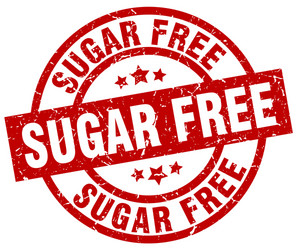 Sugar Free Grunge Stamp Vector Image