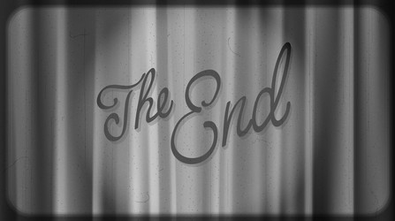 Old Movie the End Vector Images (over 200)