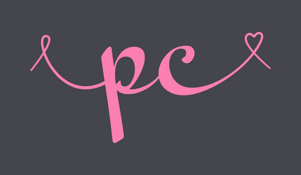 Er initial wedding monogram calligraphy hand Vector Image
