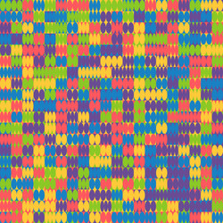 mosaic abstract pattern design vector image
