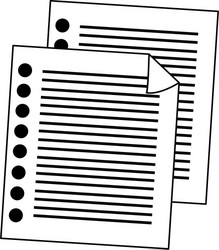 notebook icon image vector image