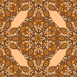 seamless background with abstract ethnic pattern vector image