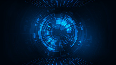 abstract technology circuit board with line vector image