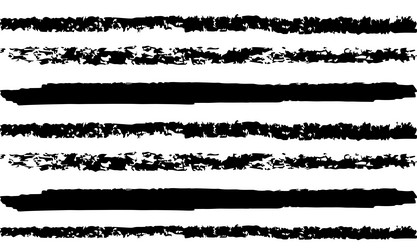 pattern with stripe forms printed in ink hand vector image