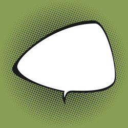 Triangular Speech Bubble vector image