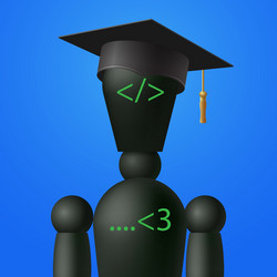 Web Development & Coding School vector image