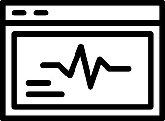 ace spark linear style icon design vector image