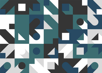 deconstructed abstract pattern design vector image
