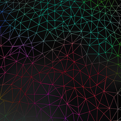Geometric Shape Pattern - Dark & Shiny vector image