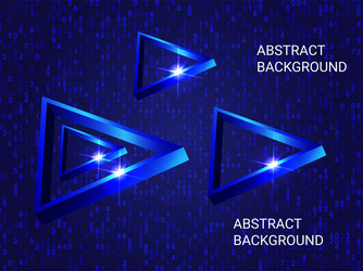 geometric triangles sparkle on the background vector image