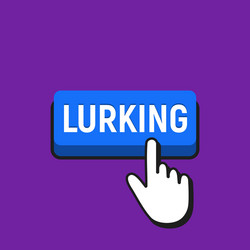 hand mouse cursor clicks the lurking button vector image
