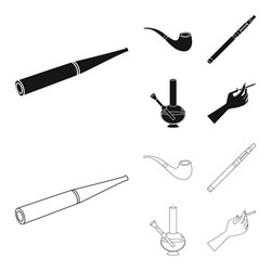isolated object of refuse and stop symbol vector image
