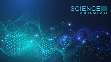 quantum computing processing artificial vector image