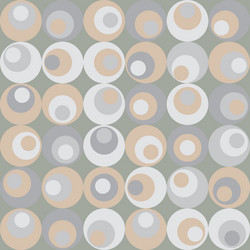 retro circle seamless pattern vector