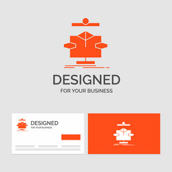 business logo template for algorithm chart data vector image