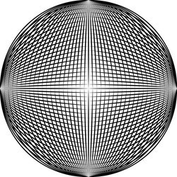 Geometric Abstract Circle Pattern vector image