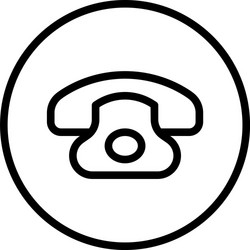 Fax line icon Royalty Free Vector Image - VectorStock