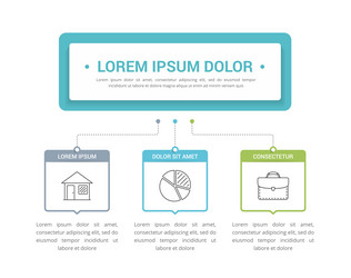 Process Flowchart Template vector image