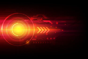 Abstract Automation Technology vector image