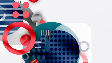 abstract geometric background with overlapping vector image