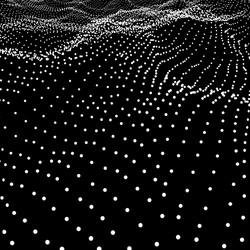 network abstract background 3d technology vector image