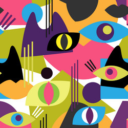 seamless abstract pattern vector image
