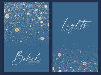 soft bokeh elegant light effect fluid vector image