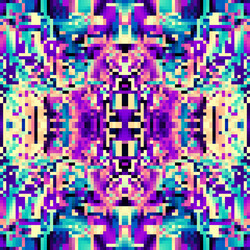 Geometric Pixel Art Abstract Pattern vector image