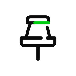 pin-pointer map marker icon pixel perfect vector image