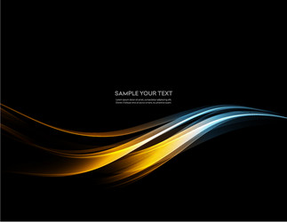 Dynamic Color Wave Pattern vector image