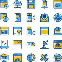 Internet icons 2 vector