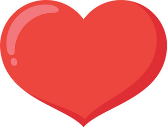 Red brush heart Royalty Free Vector Image - VectorStock