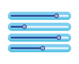 ui ux element equalizer vector image