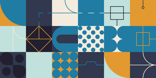 techno abstract pattern design vector image