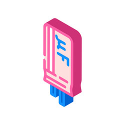 Capacitor electrical engineer isometric icon vector