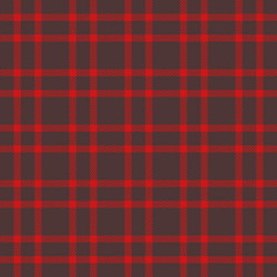 classic plaid pattern in red and brown creating vector image