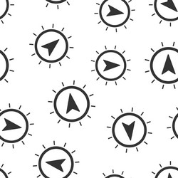 global navigation icon seamless pattern vector image