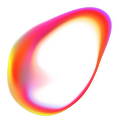 rainbow blob shape color gradient vector image