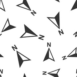 global navigation icon seamless pattern vector image