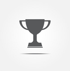Gold trophy icon Royalty Free Vector Image - VectorStock
