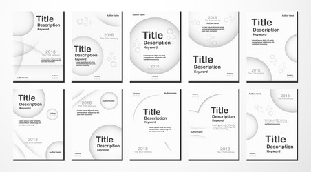 white modern abstract background with text space vector image