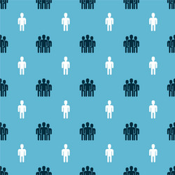 set users group and user man in business suit vector image