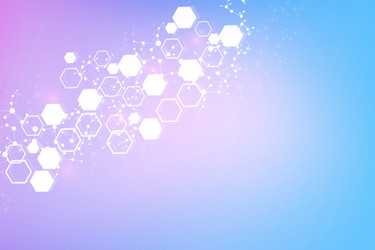 structure molecule and communication dna atom vector image