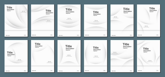 white modern abstract background with text space vector image