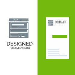 file browser computing code grey logo design vector image