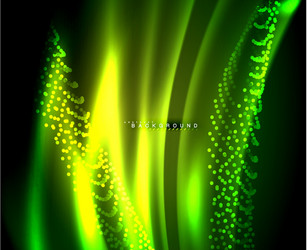 neon glowing techno lines hi-tech futuristic vector image