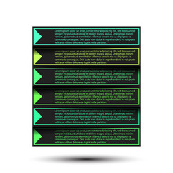 paper progress steps for tutorial vector image