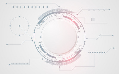 Grey Tech Abstract Background vector image