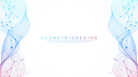 abstract tech network connection dots digital vector image