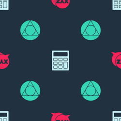 set xyz coordinate system calculator and triangle vector image